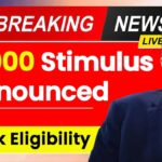 $1000 Stimulus Checks Announced for 2025