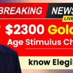 $2300 Golden Age Stimulus Checks 2025